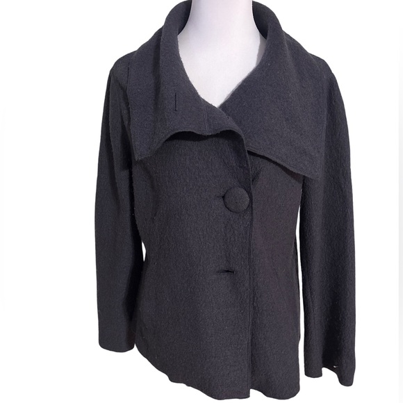 SANDRO 100% Wool Women's Gray Jacket - Picture 1 of 5